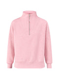 Hawley Half Zip Sweatshirt Pink