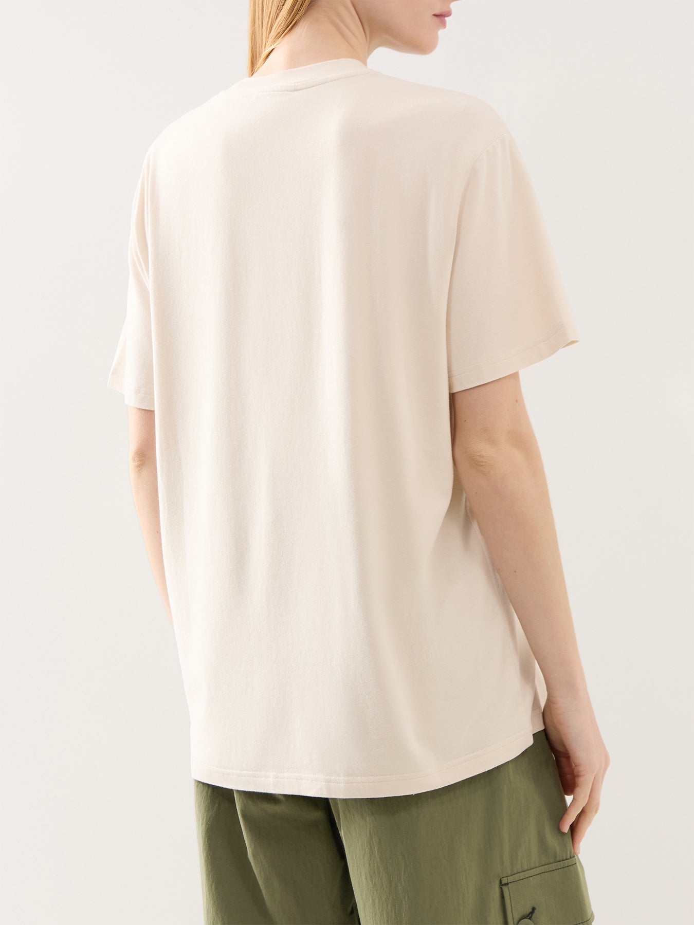 Leighton Boyfriend Tee Beige