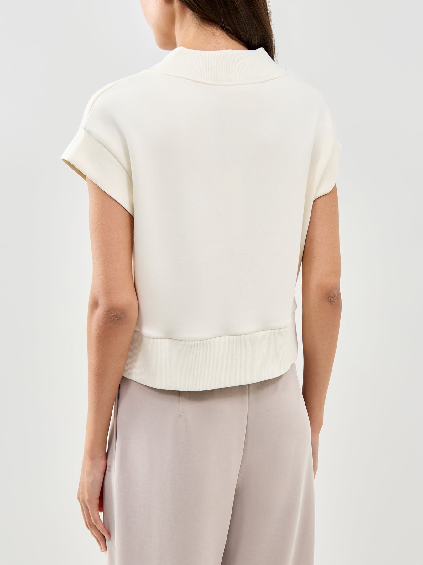 Gracee V Neck Tank Cream