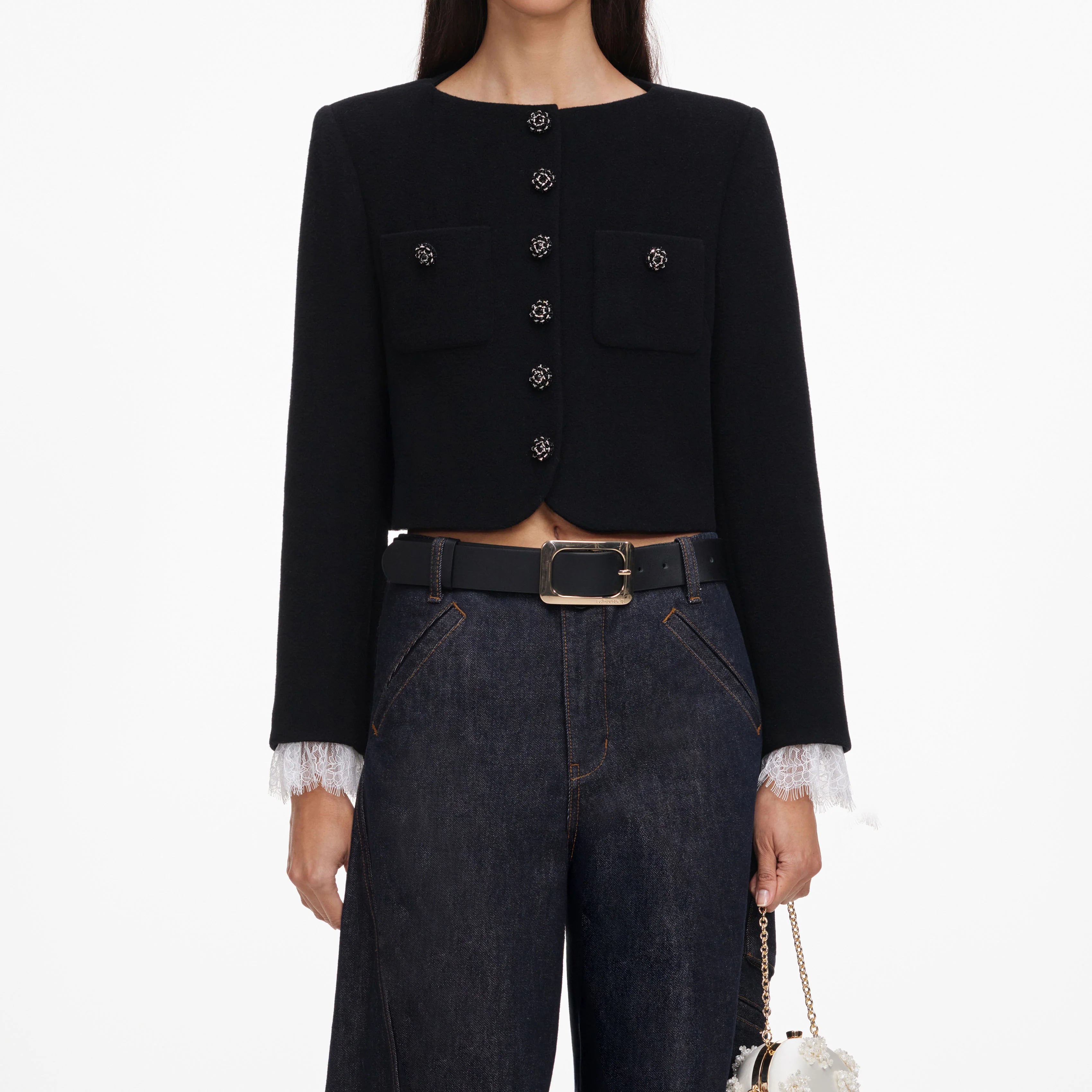 Black Button Down Jacket
